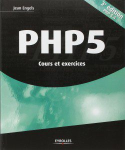 Couverture PHP5 Cours Exercices Jean Engels