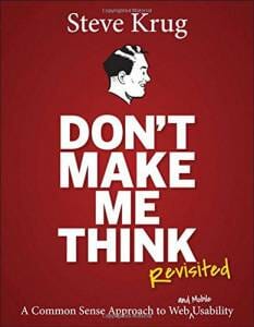 Couverture Don't Make Me Think de Steve Krug