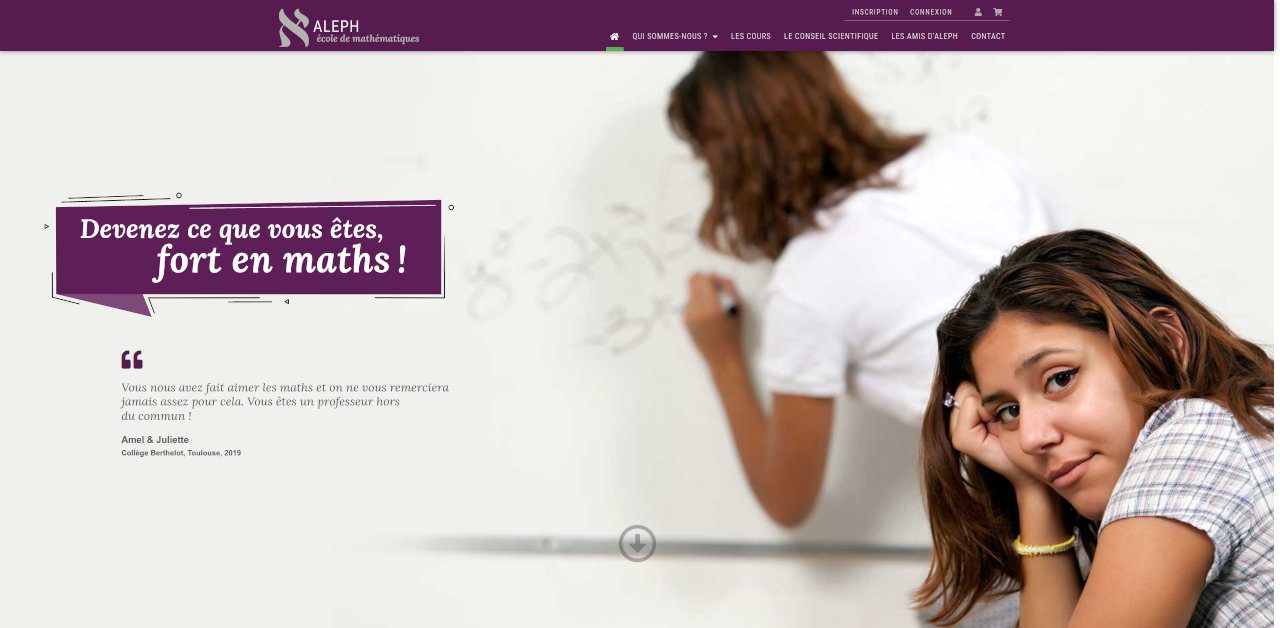 Vue site Aleph-Boudu.com