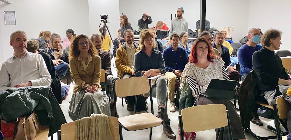 Vue du public du meetup WordPress Toulouse #41.