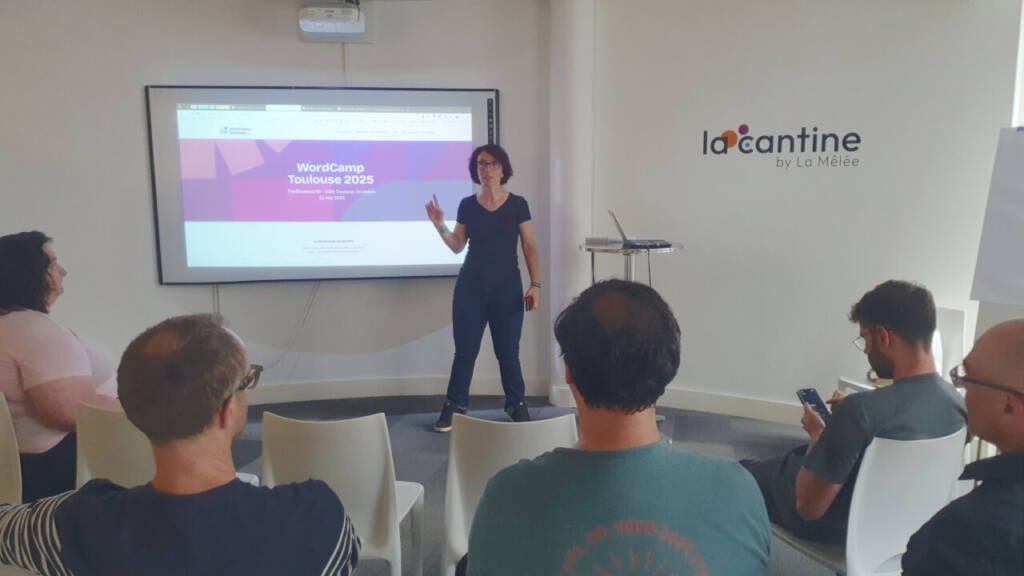 Présentation femme à WordCamp Toulouse 2025